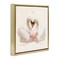 Stupell Industries Swan Pair with Bow Floating Frame, design by Creative Studio